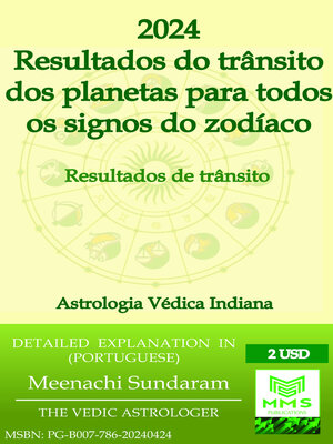cover image of Resultados do trânsito dos planetas de 2024 para todos os signos do zodíaco (Portuguese)